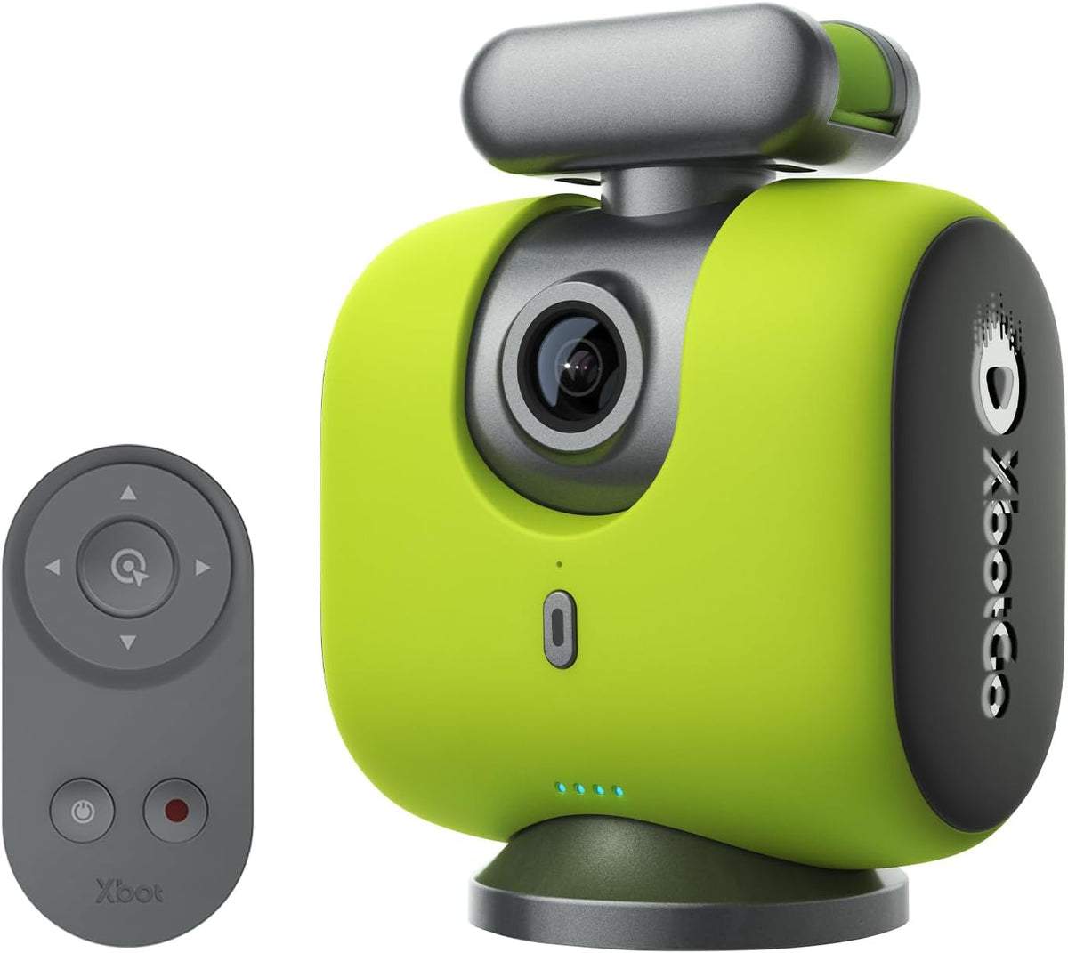 Chameleon AI Auto Sports Action Camera - 4K 60FPS Soccer Camera and Basketball Tracking Camera for Team Sports, Live Streaming, No Subscription, Works with Ios &amp; Android (Lemon Green)