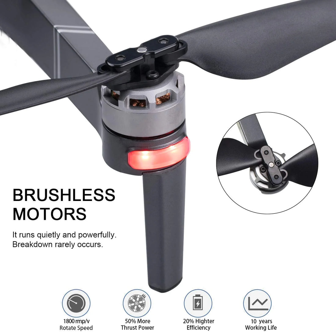 F24 Pro GPS Drones for Adults with Camera, 4K RC Drone with 30-Min Flight and 1600 Ft Range, Foldable, Black
