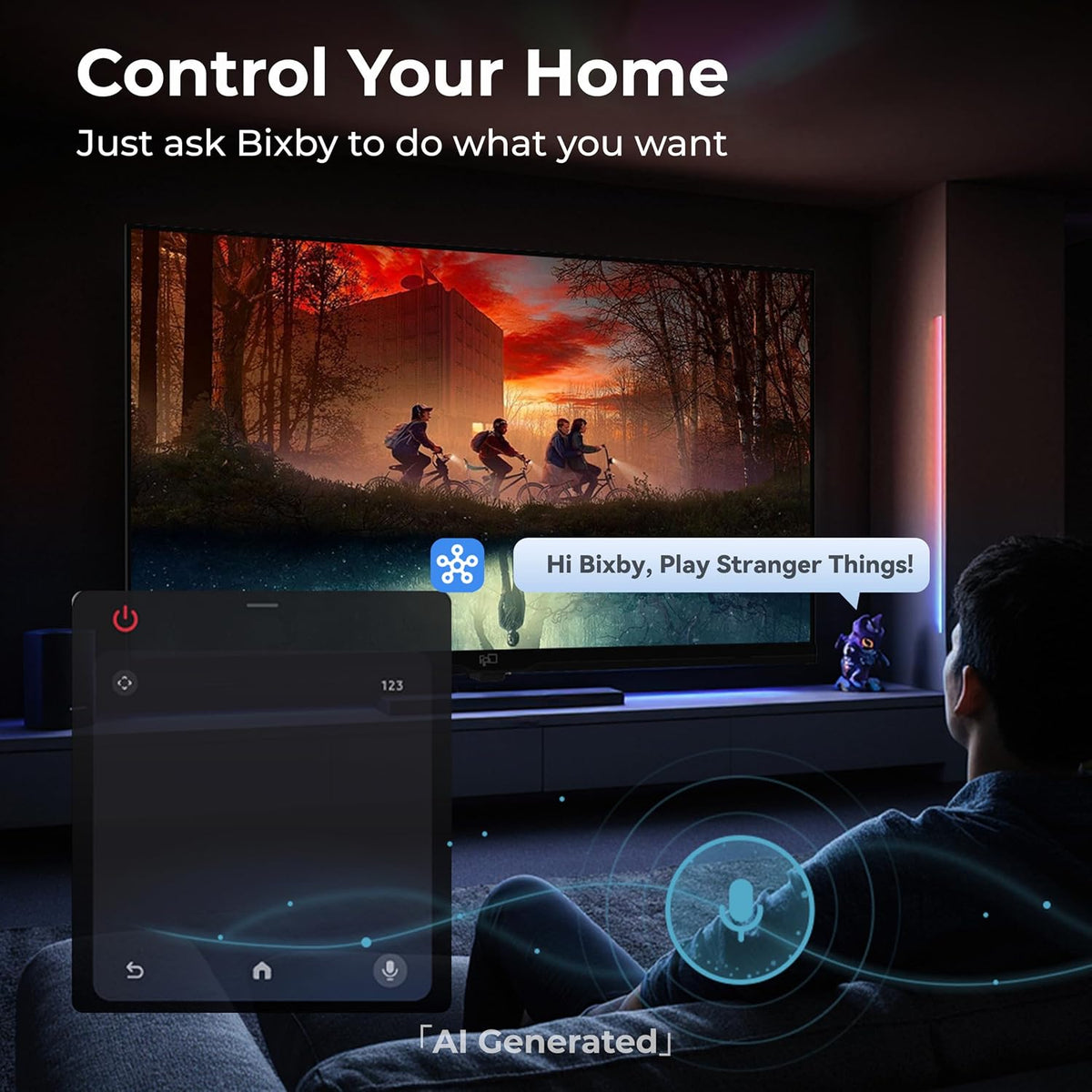 32 Inch Smart TV 720P HD Powered by Tizen OS Compatible with Samsung TV Plus, Dolby Audio, HDR 10, Gaming Hub, Smartthings, Voice Control, Built-In Miracast, Flat Screen Television (AT32-P1, 2026)