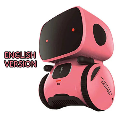 Toy Robot Intelligent Robots Russian &amp; English &amp; Spanish Version Voice &amp; Touch Control Toys Interactive Educational RC Robot
