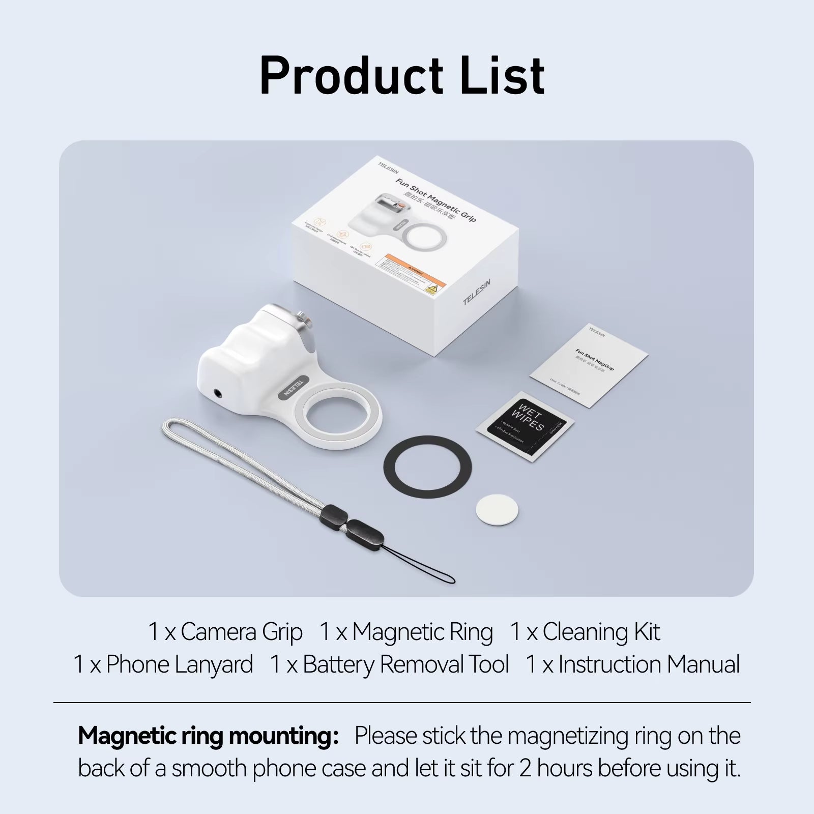 Magnetic Phone Camera Shoot Hand Grip Phone Holder Shooting Aid Remote Control Handle for Iphone HUAWEI SAMSUNG Phone