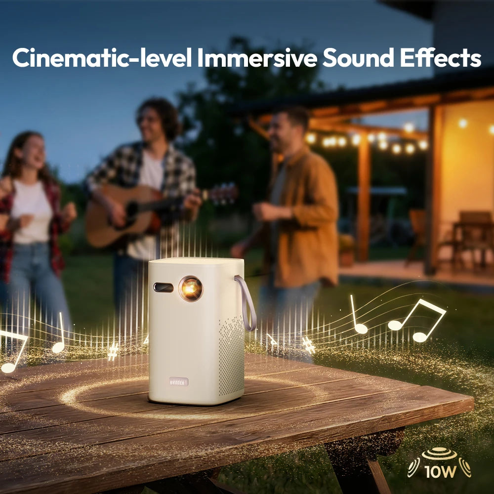 Magic 1 DLP Projector 1080P 400 ANSI Android 9.0 2G+32G Wifi Bluetooth 15000Mah Battery 300 Inch Home Theater Projector
