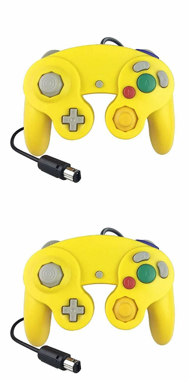 2 Pack Wired NGC Controller Gamepad for Nintendo Gamecube GC &amp; Wii U Console USA