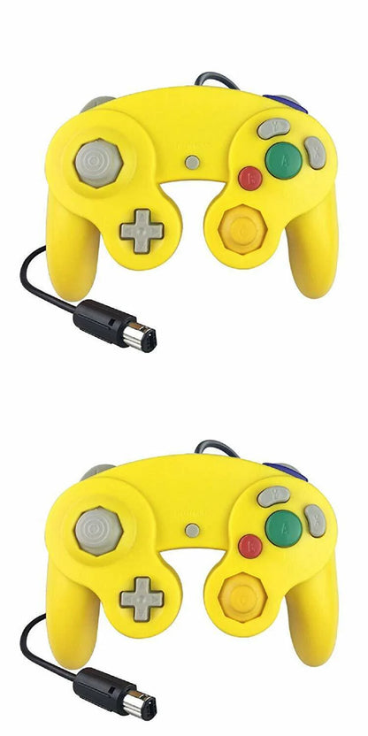 2 Pack Wired NGC Controller Gamepad for Nintendo Gamecube GC &amp; Wii U Console USA