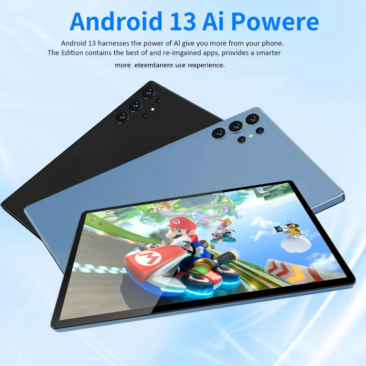 2025 New Upgraded Pad 10.1 Inch Android Tablet HD Display Octa Core 4GB RAM 64GB ROM Dual Phone Call Wifi Google Play Tablet PC