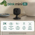Mini 2K+ (Newest Model) – Plug-In Home & Pet Security Camera with 2K Video Resolution, Colour Night Vision, Enhanced Audio, Motion Detection – 1 Camera (Black)