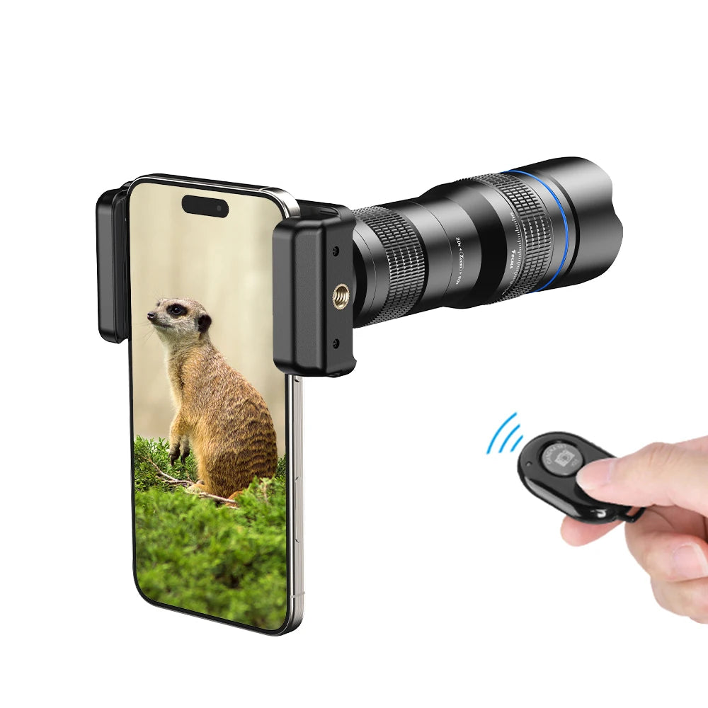 APEXEL New Upgraded Optional HD 20X-40X Zoom Telescope Telephoto Lens Camera Phone Lens for Samsung Iphone Xiaomi All Smartphone