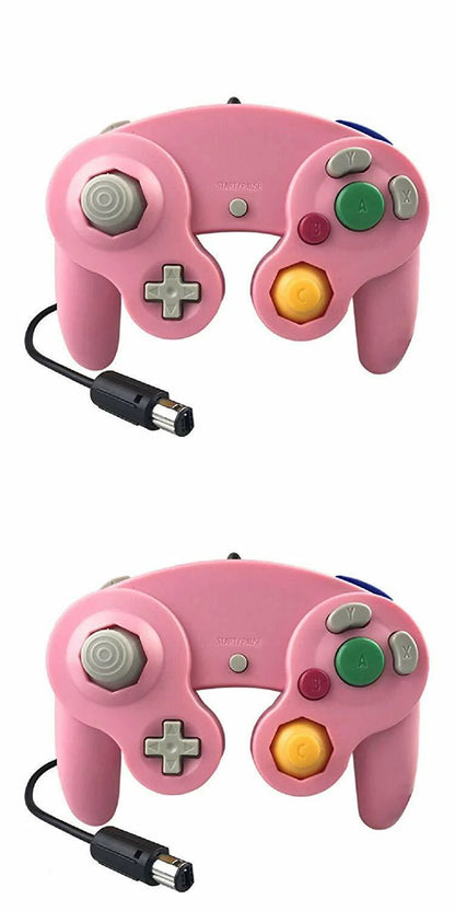 2 Pack Wired NGC Controller Gamepad for Nintendo Gamecube GC &amp; Wii U Console USA