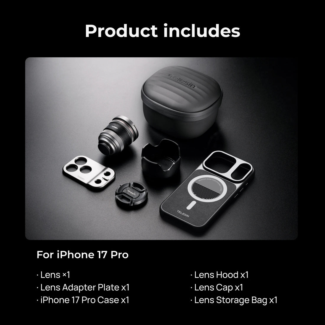 HD 105Mm Authentic Portraits Telephoto Phone Camera Optics 2X Zoom Telephoto Lens Telephoto for Iphone 17 Pro Promax