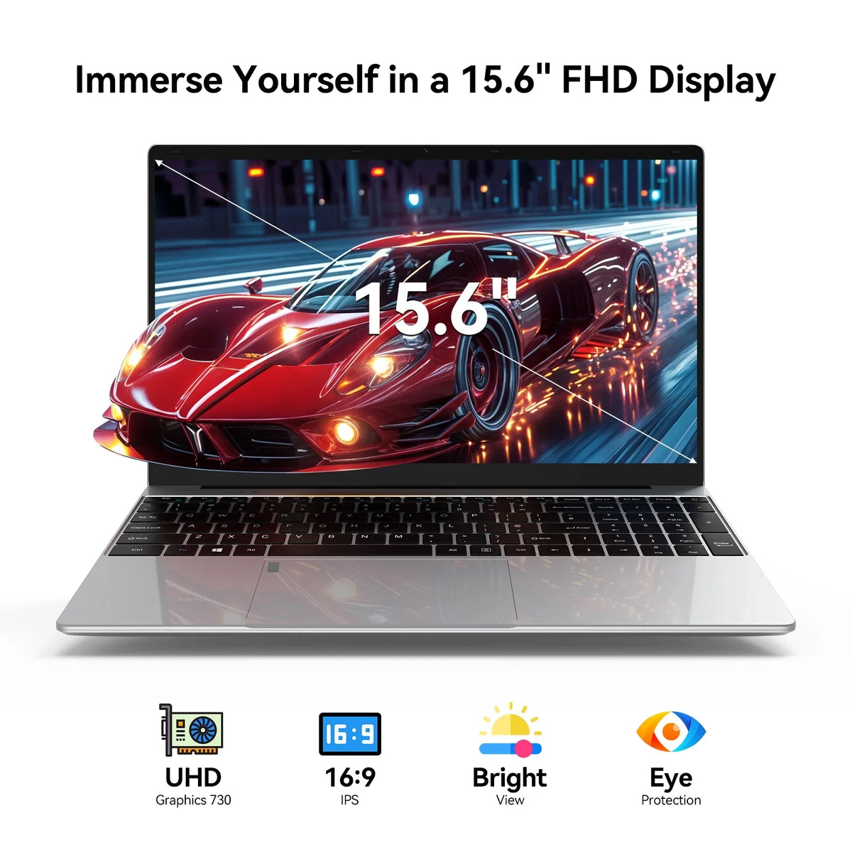 2026 Windows 11 15.6 Inch Laptop  Core I9 9900 32GB RAM 2TB SSD 1920X1080 HD Ultra Slim Gaming Gamer Office