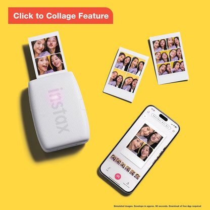 Instax Mini Link 3 Smartphone Printer - Clay White