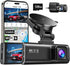4K Dash Cam Front and Rear with STARVIS 2, 5.8Ghz Wi-Fi Dash Camera for Cars, 128GB Card Included, GPS, 3.18”IPS Screen, Night Vision, 170°Wide Angle, WDR, 24H Parking Mode(F7Np)