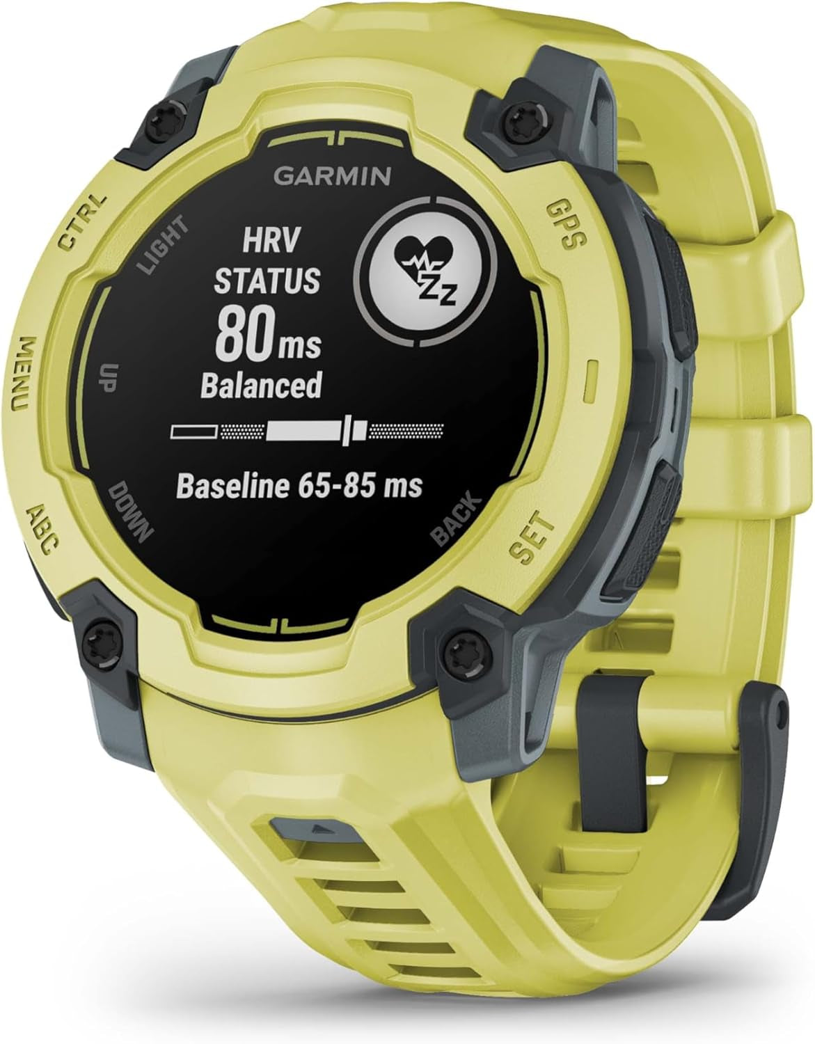 Instinct® E 45Mm, Rugged Outdoor GPS Smartwatch, 24/7 Health Monitoring, Wrist-Based Heart Rate, up to 16 Days of Battery Life, Electric Lime