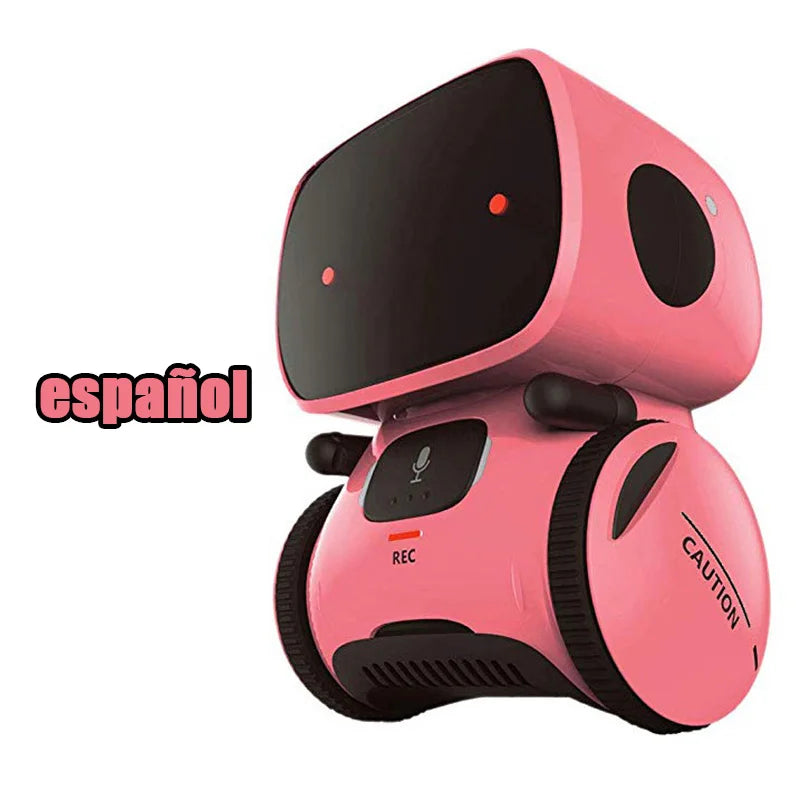 Toy Robot Intelligent Robots Russian &amp; English &amp; Spanish Version Voice &amp; Touch Control Toys Interactive Educational RC Robot