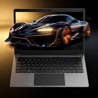 14.1" Laptop Computer,Celeron N (Up to 2.4Ghz), 6GB RAM 128GB SSD, Win 10, Ultra-Slim 1.2Kg Body, Dual-Band Wifi, Mini HDMI Port, 14.1-Inch Display, for Student and Home Office Use