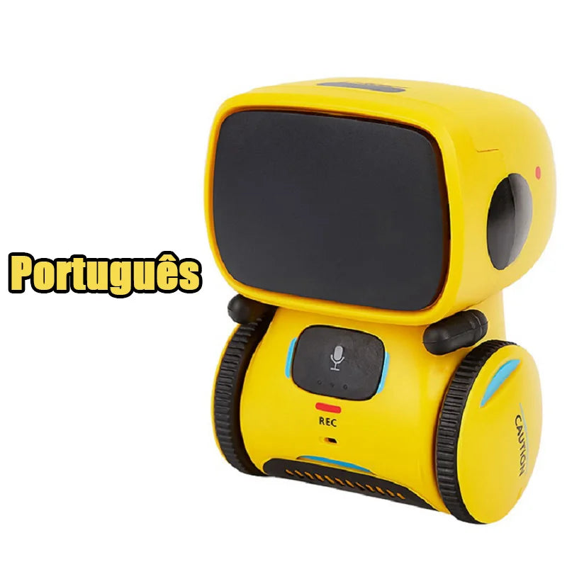 Toy Robot Intelligent Robots Russian &amp; English &amp; Spanish Version Voice &amp; Touch Control Toys Interactive Educational RC Robot