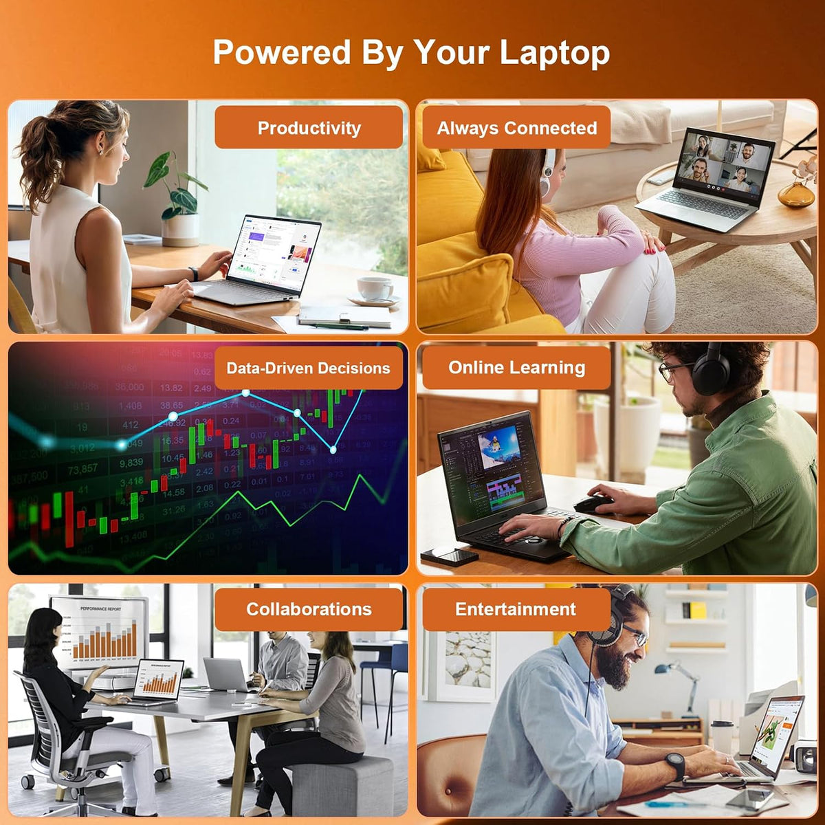 14.1" Laptop Computer,Celeron N (Up to 2.4Ghz), 6GB RAM 128GB SSD, Win 10, Ultra-Slim 1.2Kg Body, Dual-Band Wifi, Mini HDMI Port, 14.1-Inch Display, for Student and Home Office Use