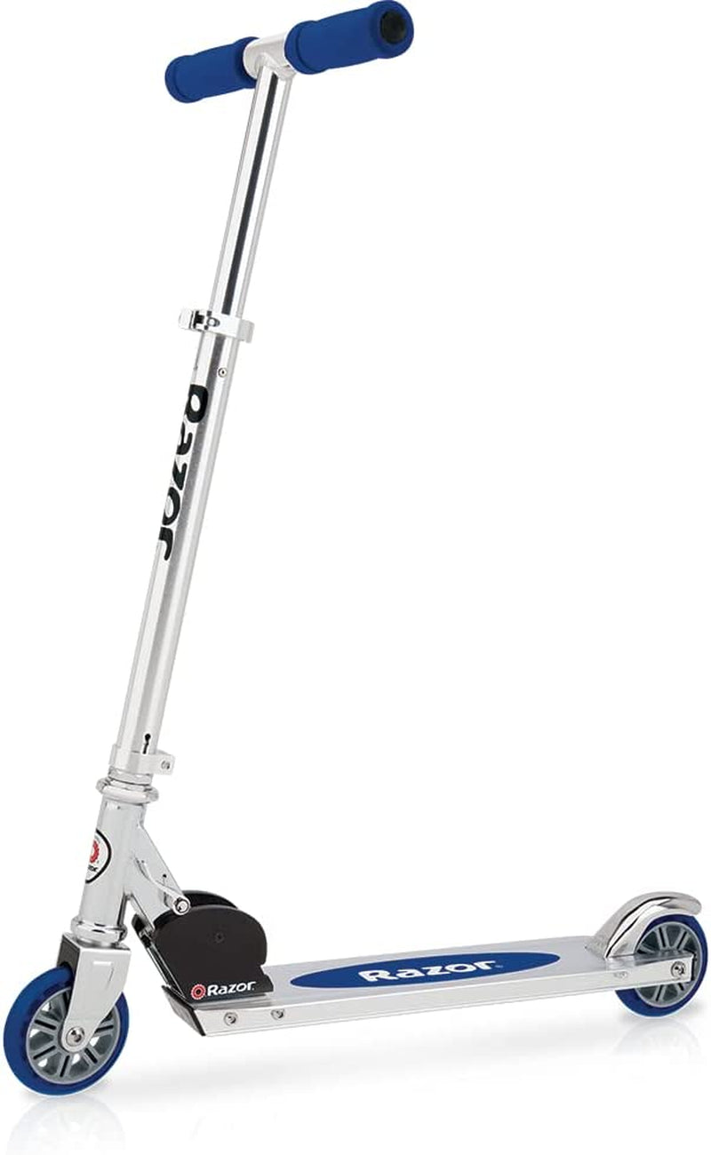 a Kick Scooter, Blue