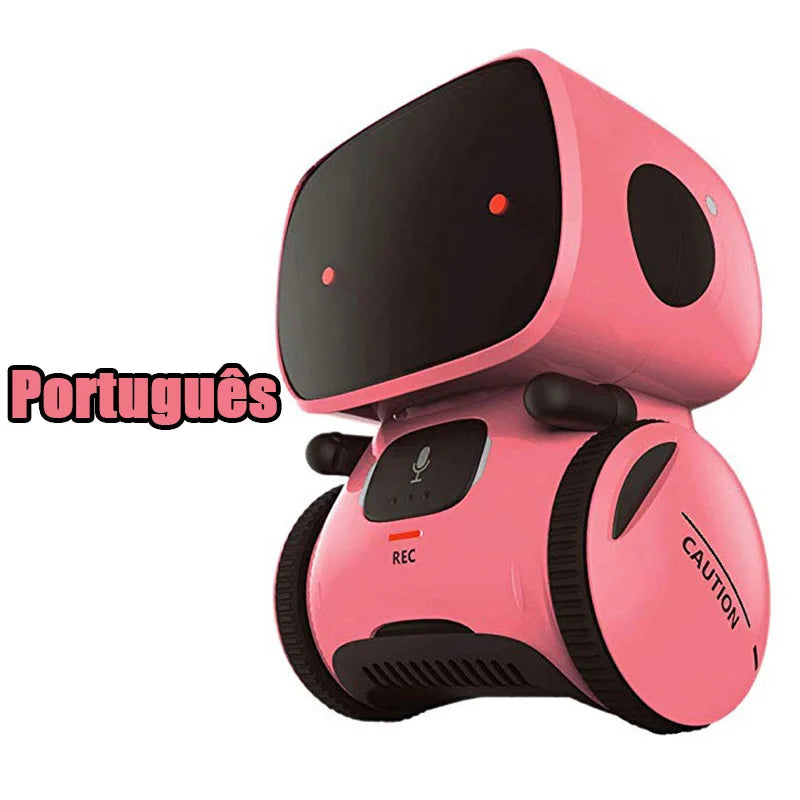 Toy Robot Intelligent Robots Russian &amp; English &amp; Spanish Version Voice &amp; Touch Control Toys Interactive Educational RC Robot