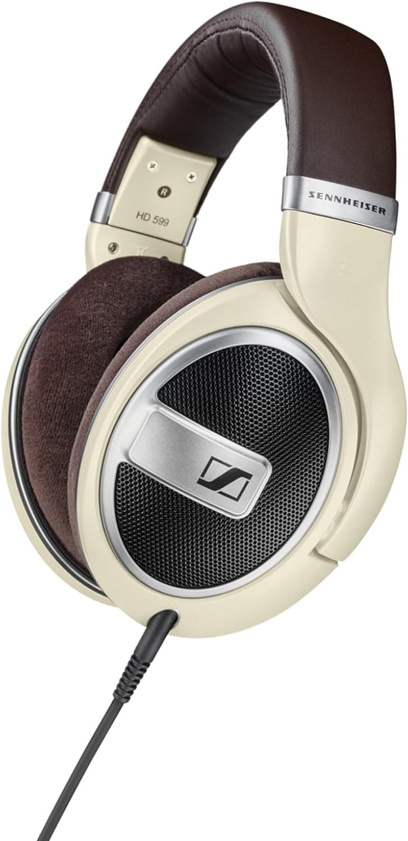 HD 599 - Open-Back Headphones with Premium Design, Natural Balanced Audio and Comfortable Fit, Black