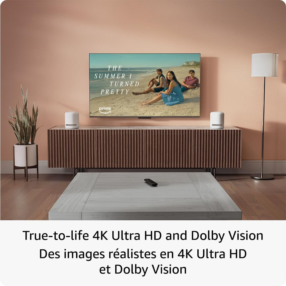 Fire TV Stick 4K plus (Newest Model), Streaming Device, Hundreds of Thousands of Movies and TV Episodes, Supports Wi-Fi 6, Watch Free &amp; Live TV, Designed for Alexa+