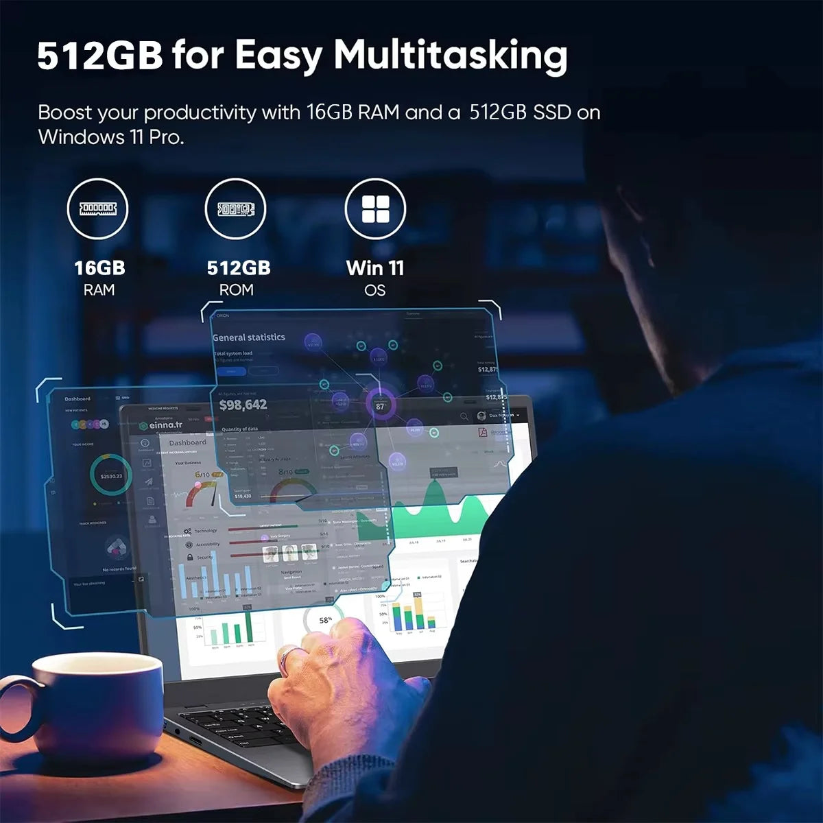 2026 Gaming 15.6"Laptop  Core I9 10980Hk/I9 9900U Computer 16GB RAM 1TB 2TB 1920*1080 Fingerprint Unlock Backlit Windows 11