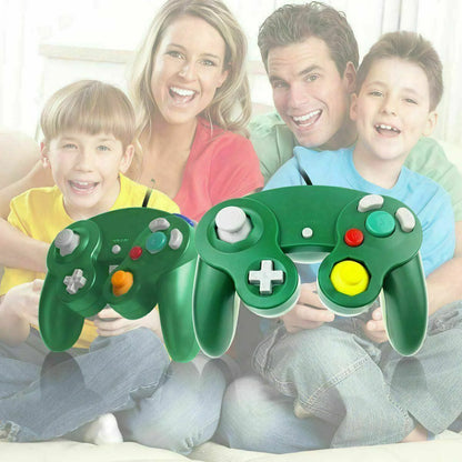 2 Pack Wired NGC Controller Gamepad for Nintendo Gamecube GC &amp; Wii U Console USA