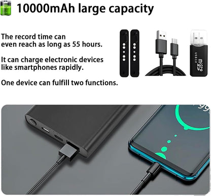 Mini 1080P HD Camera, Nanny/Pet/Child Camera Power Bank, with Motion Detection, Automatic Night Vision, Loop Record, and Gravity Sensing Functions. Suitable for Office and Home Security Monitoring Cam