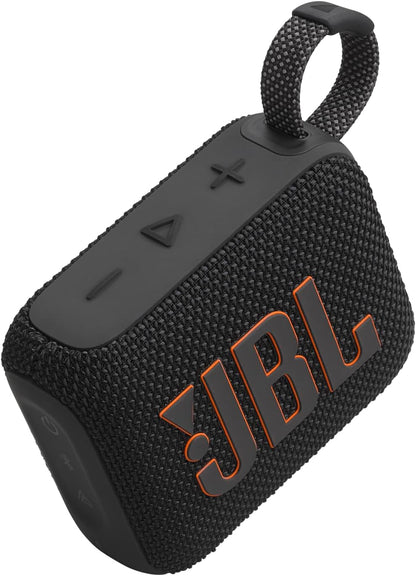 Go 4 - Ultra-Portable, Waterproof and Dustproof Bluetooth Speaker, 7-Hour Built-In Battery, Made in Part with Recycled Materials (Black)