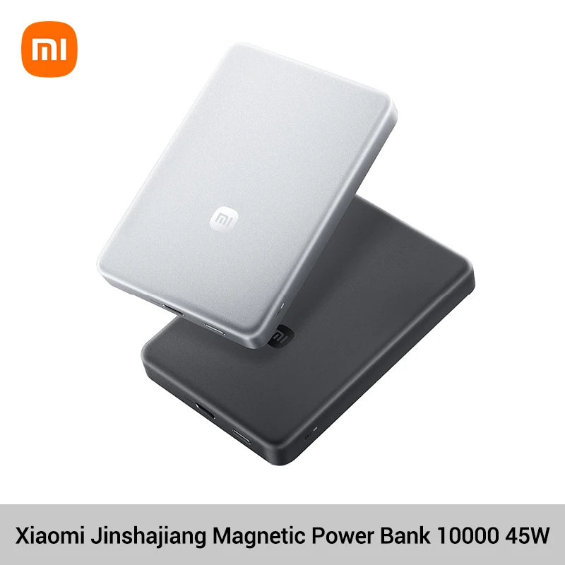 Jinshajiang Power Bank 10000 45W MAX WPB1025S Qi Wireless Charge Ultra-Thin Portable Battery for Iphone 17  17