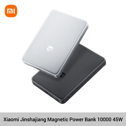 Jinshajiang Power Bank 10000 45W MAX WPB1025S Qi Wireless Charge Ultra-Thin Portable Battery for Iphone 17  17
