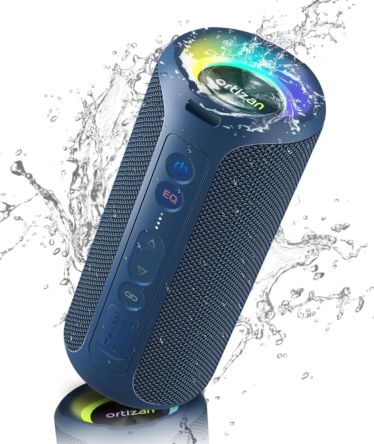 X8 Pro, Waterproof Portable Bluetooth Speaker, RGB Lights, Premium Sound Quality