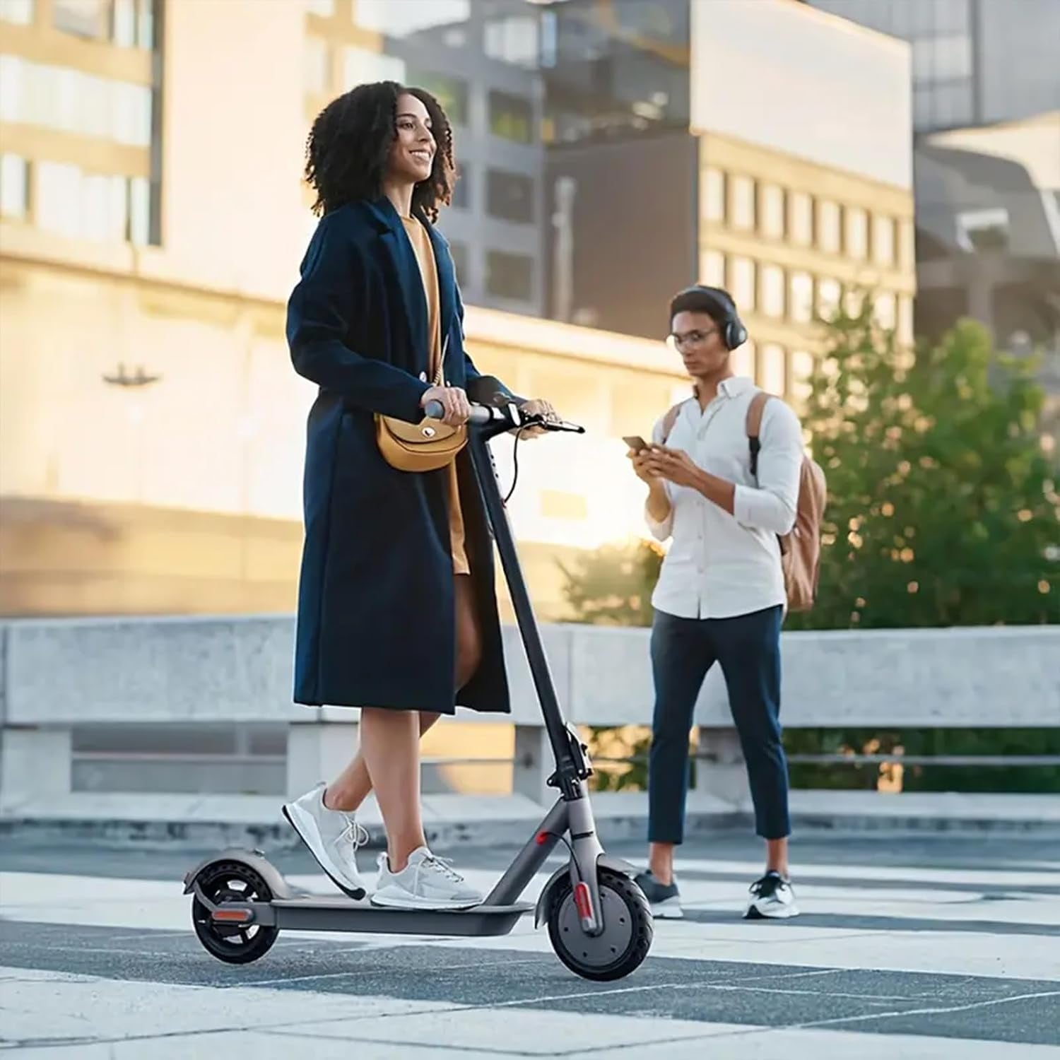 Foldable Scooter Adults, Heavy-Duty Kick Scooter, Max Speed 15 MPH, Patineta Desplazamientos Para Adultos, 8.5" Solid Tire, Folding Lightweight Scooter for Adults and Kids