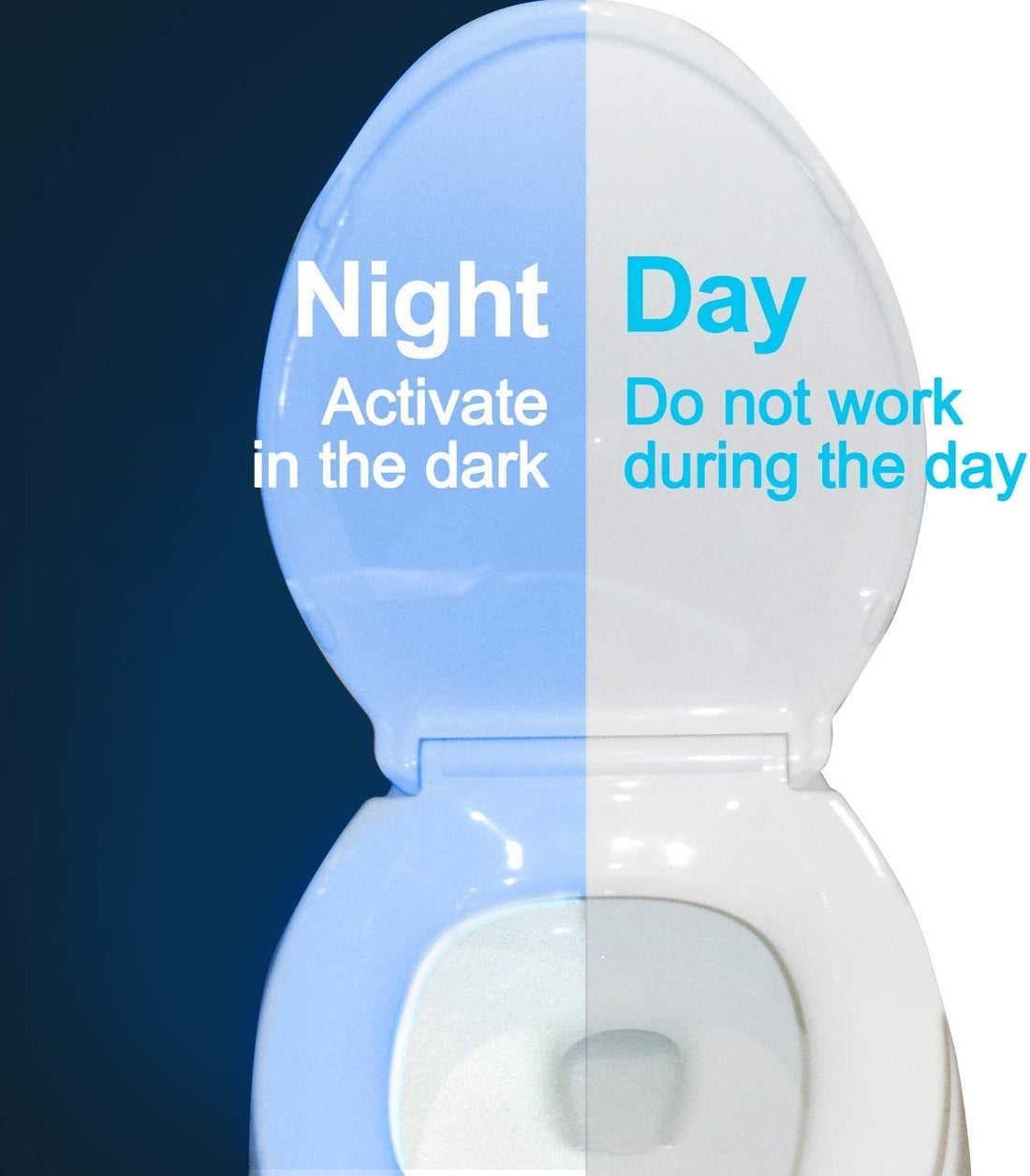 2-Pack Original Toilet Night Light Gadget, Fun Bathroom Lighting Add on Glow Bowl Seat, Motion Sensor Activated LED 9 Color Modes - Weird Novelty Funny Birthday Gag Gifts for Adults, Kids &amp; Toddlers