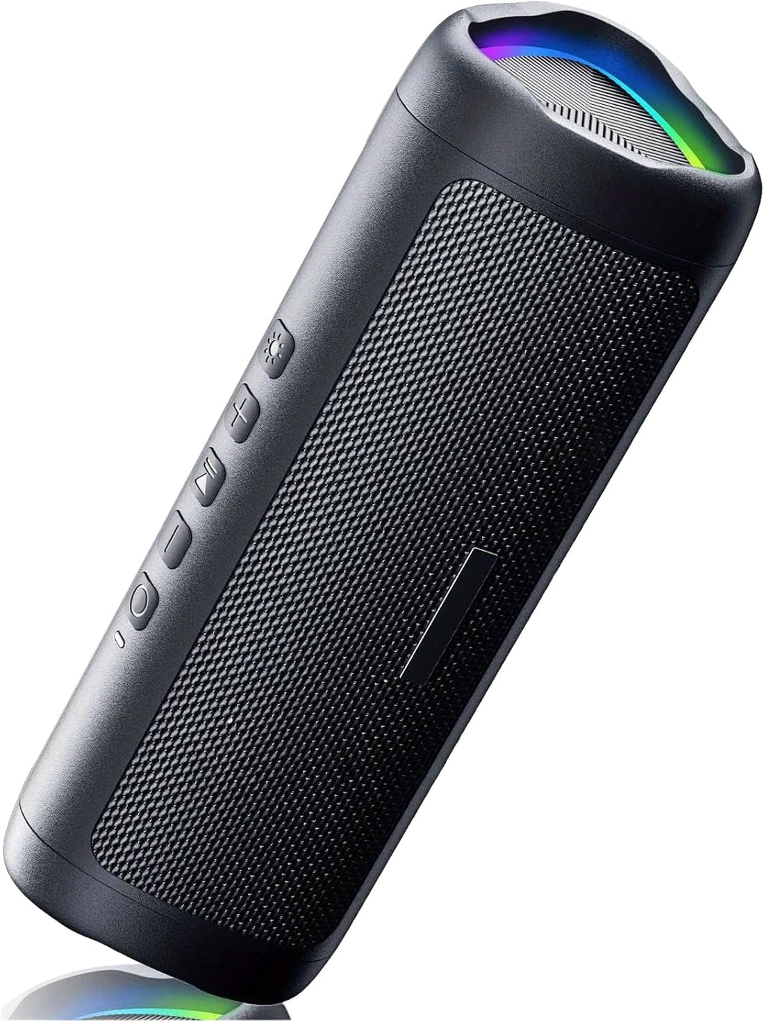 Bluetooth Speaker with HD Sound, Portable Wireless, IPX5 Waterproof, up to 20H Playtime, TWS Pairing, BT5.3, for Home/Party/Outdoor/Beach, Electronic Gadgets, Birthday Gift (Black)