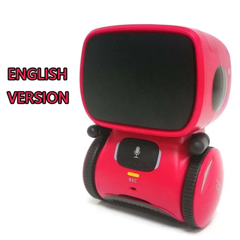 Toy Robot Intelligent Robots Russian &amp; English &amp; Spanish Version Voice &amp; Touch Control Toys Interactive Educational RC Robot
