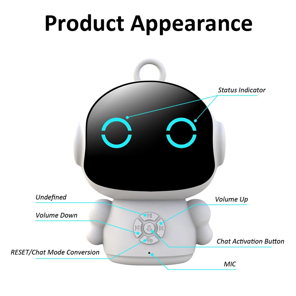 Smart AI Robot Wifi Early Education Toys for Children Speech Recognition &amp; Voice Interactive Educational Learning Machine