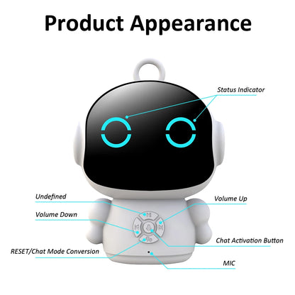 Smart AI Robot Wifi Early Education Toys for Children Speech Recognition &amp; Voice Interactive Educational Learning Machine