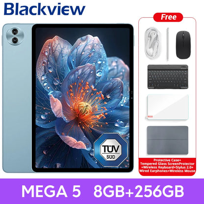 【World Premiere】 MEGA 5 AI Tablet 12.2" 2.4K 120Hz Display 12GB 256GB 10000Mah 55W Charging 4G Android 16 PC Pad ﻿
