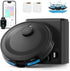 M2 plus Robot Vacuum and Mop, Strong Suction with Lidar Navigation, 75-Day Self-Emptying, 2.4/5G Wi-Fi/App/Alexa, 190° PSD Obstacle Avoidance, Hard Floors and Carpet, Black