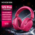 Newly Upgraded  V9 Pro Over-Ear Gaming Headset with Four-Mode Connectivity Long Battery Life for Gaming and Entertainment