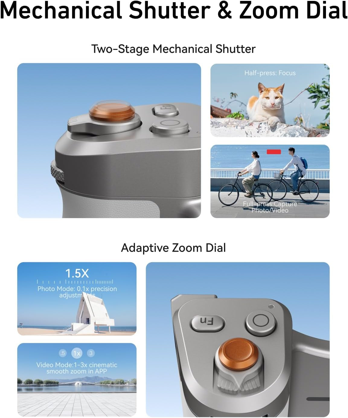 Pro Shot Imaging Grip, Magnetic Phone Camera Grip for Iphone 17 16 15 14 13 12, Bluetooth Shutter Handle with 3200Mah Battery &amp; Wireless Charging, Dslr-Style Handle Holder