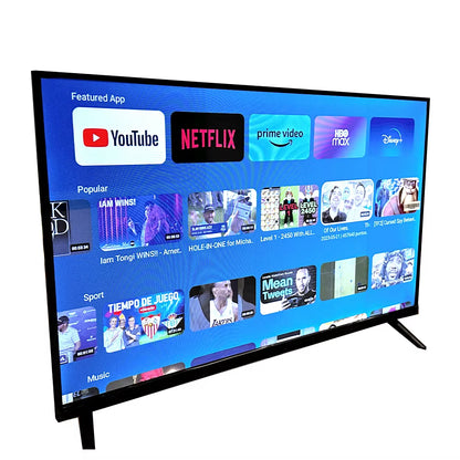 OEM 43/55/65/70 Inch Android Smart TV - 4K UHD FHD Google TV for Hotel Commercial Use, Wifi &amp; HDMI