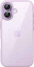 Case for Iphone 17 6.3-Inch, Shockproof Phone Bumper Cover, Solid Color Matte TPU Frame, Anti-Scratch Clear Back (Lavender)